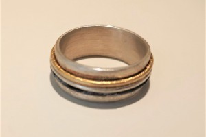 Ring 925Kt silber, schwebend R0657, 70,--€