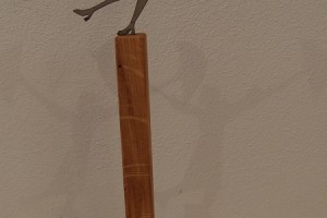 Wiebke Steinmetz, Schattenfigur auf Holzstele 40cm
